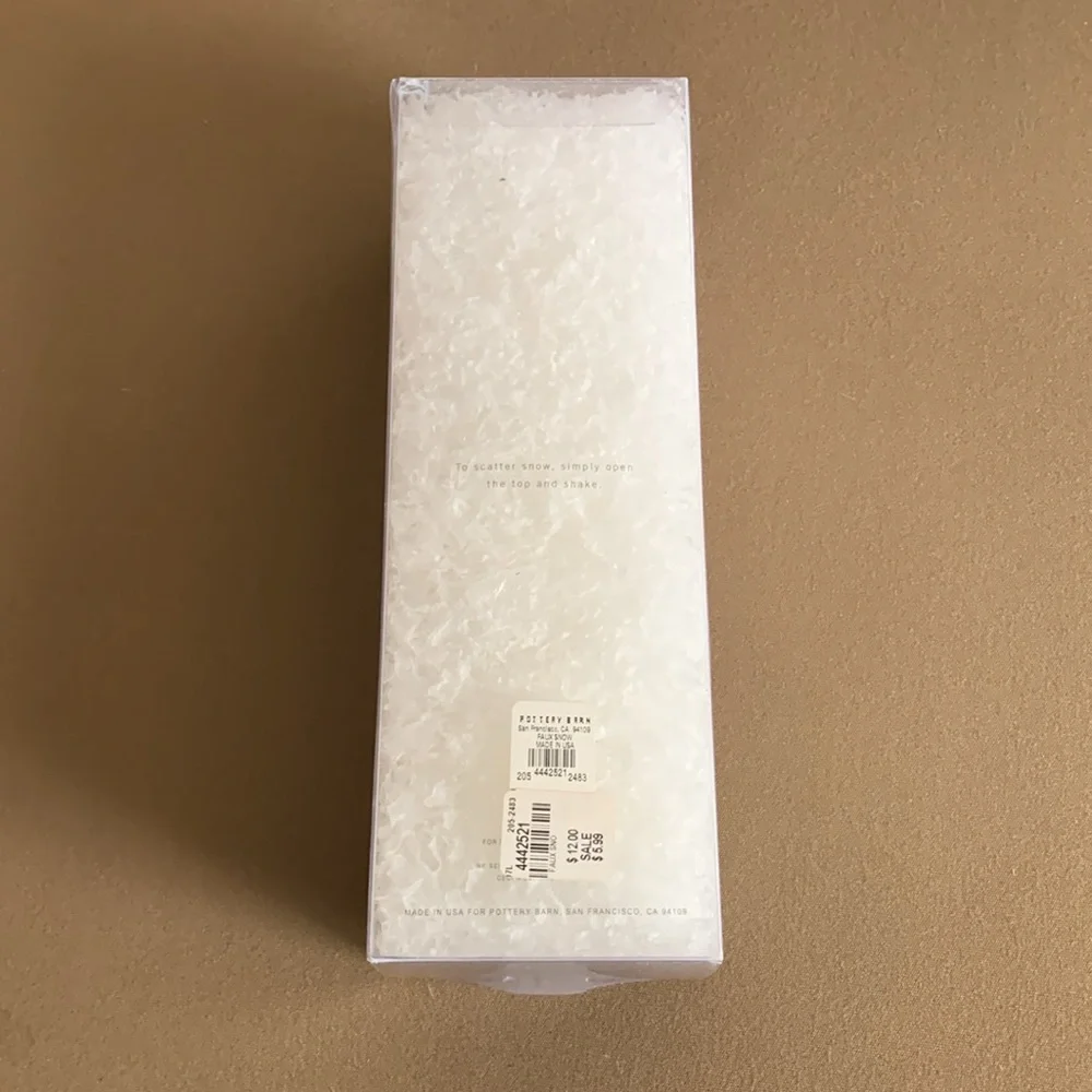 Pottery Barn faux snow 5.5 oz